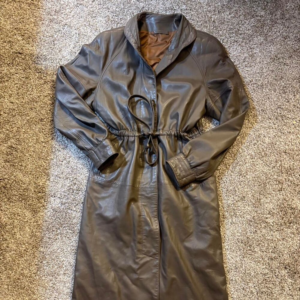 Unbranded Women's Brown and Black Coat